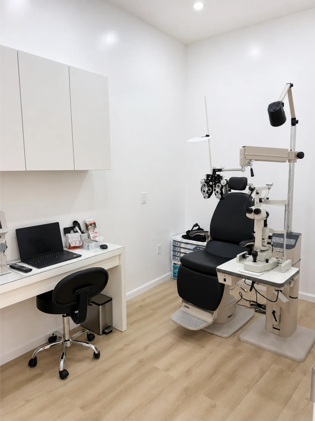 Eye examination room at Eye D Vision Bayside